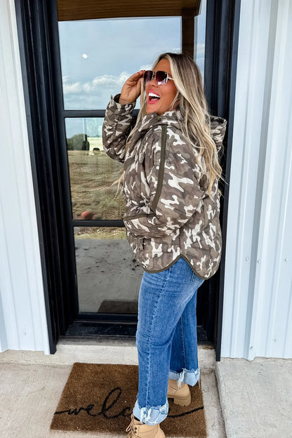 PREORDER: Printed Peyton Puffer Jacket