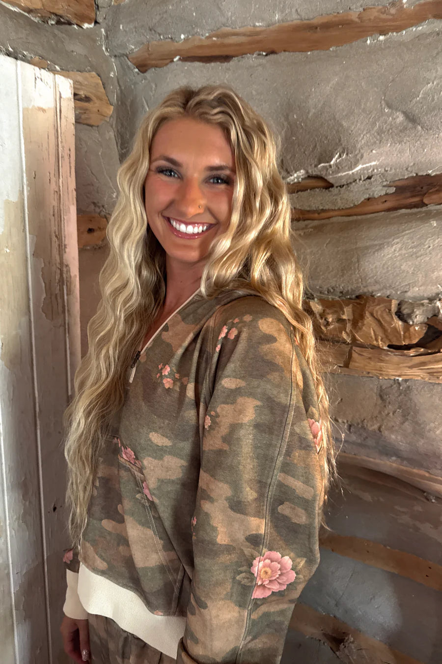 PREORDER: Camo and Butterflies Easy Does it Pullover