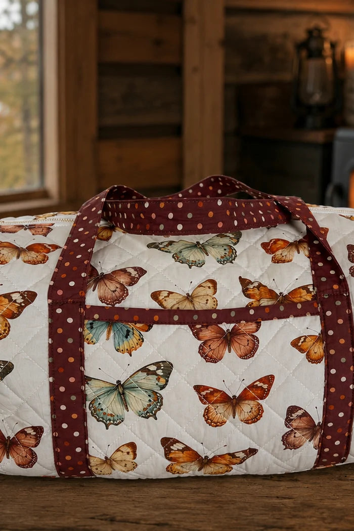 PREORDER: Butterfly Weekender Duffle Bag