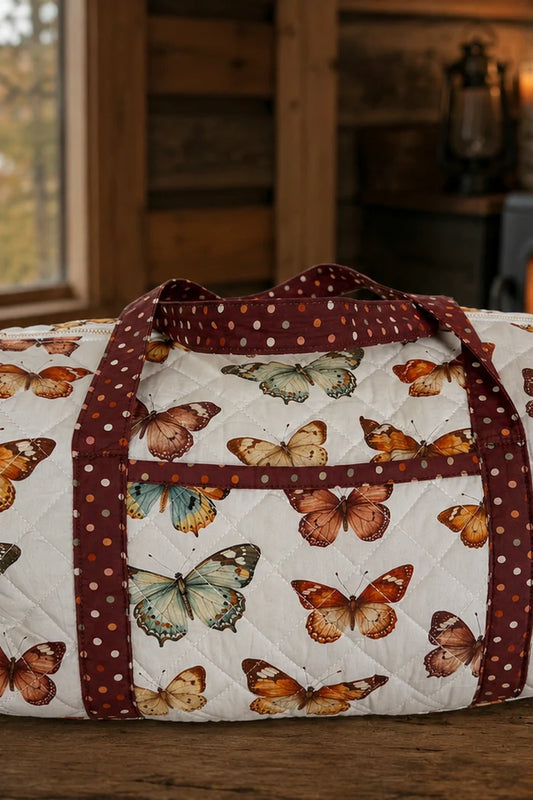 PREORDER: Butterfly Weekender Duffle Bag