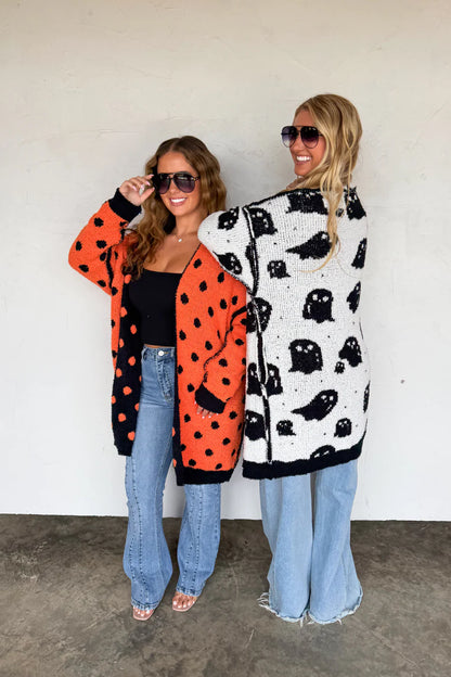 Halloween PREORDER: Boo Crew Reversible Cloud Cardigan