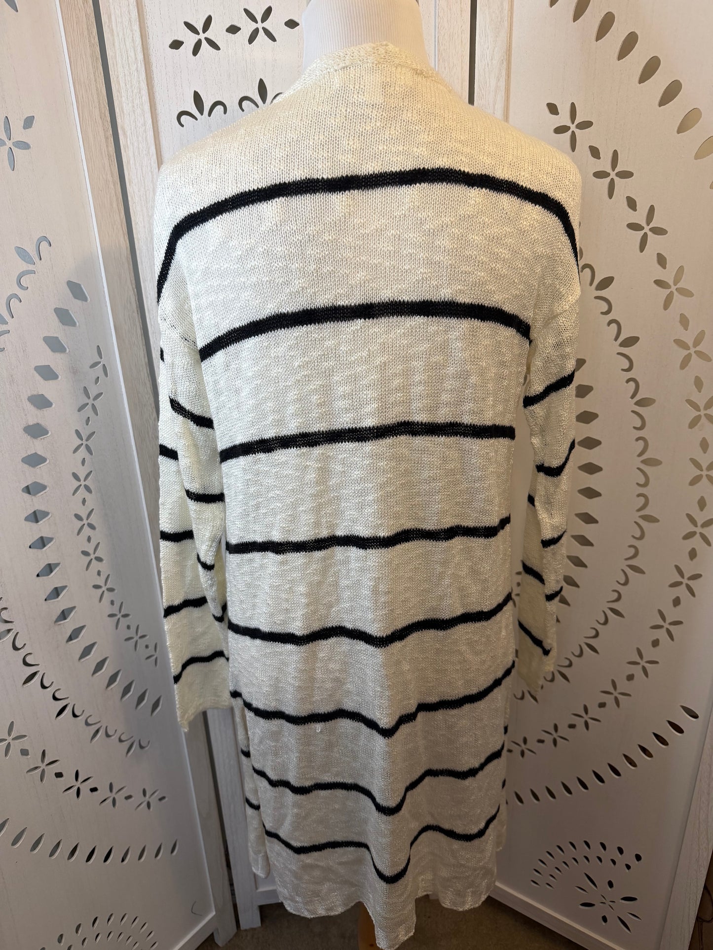 Amber Moon Revival: Long Striped Cardigan