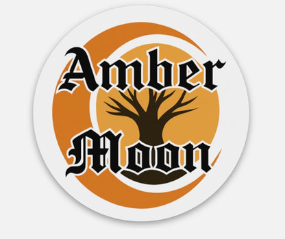 Amber Moon 2nd Logo Stickers