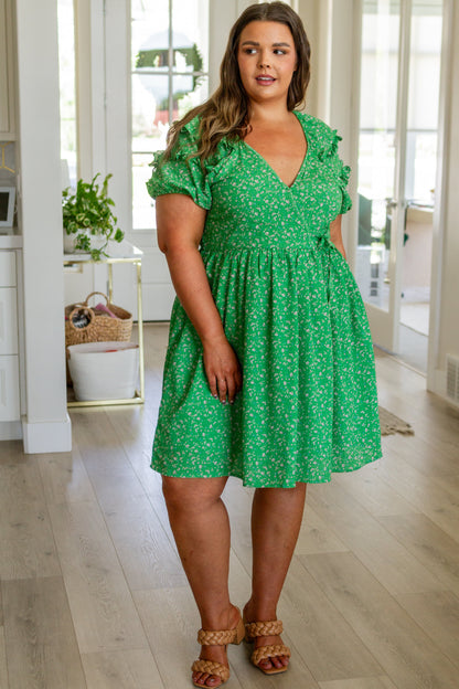 Garden Goddess V-Neck Dress Small Garden Goddess V-Neck Dress Small