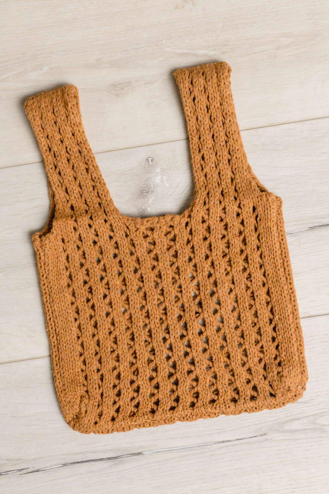 Venice Open Weave Bag in Tan