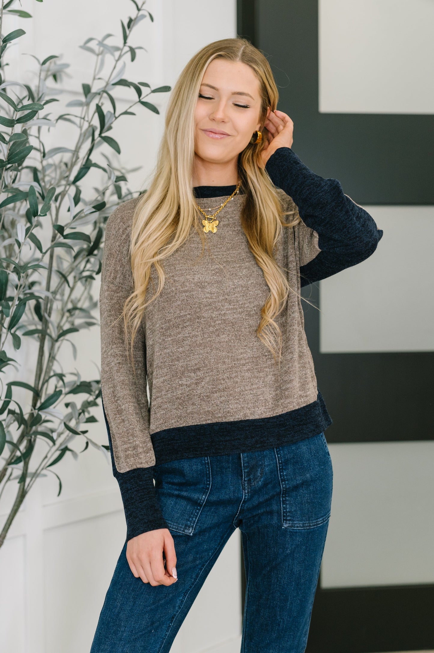 Madi Color Block Pullover