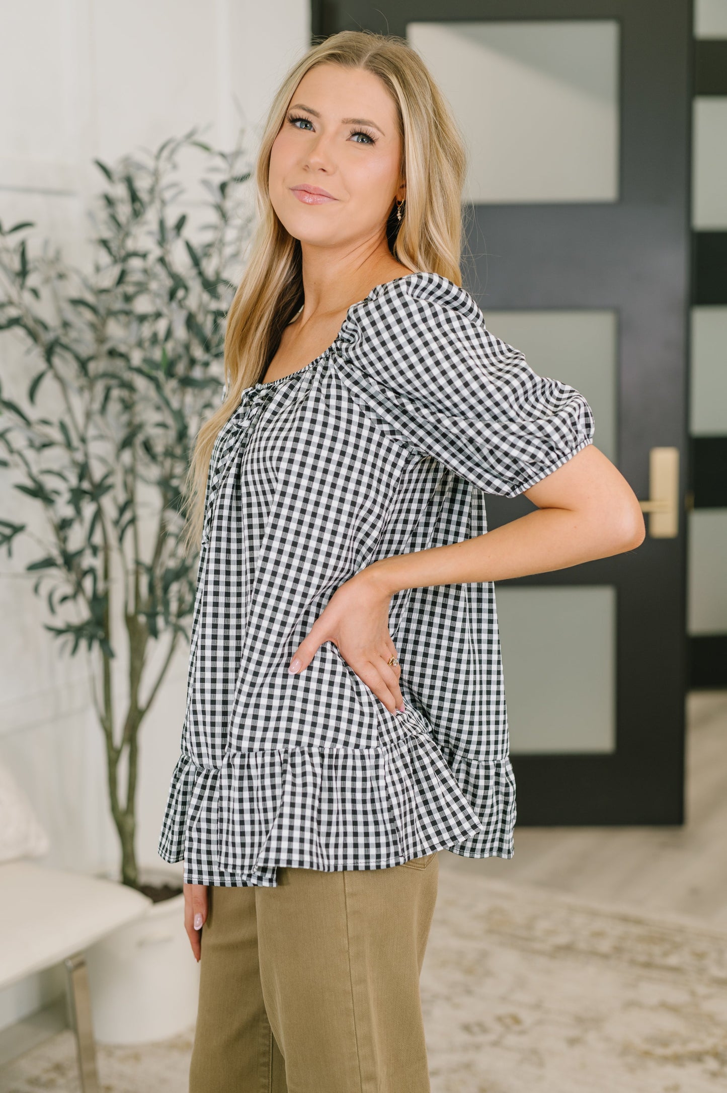 Park Gingham Blouse