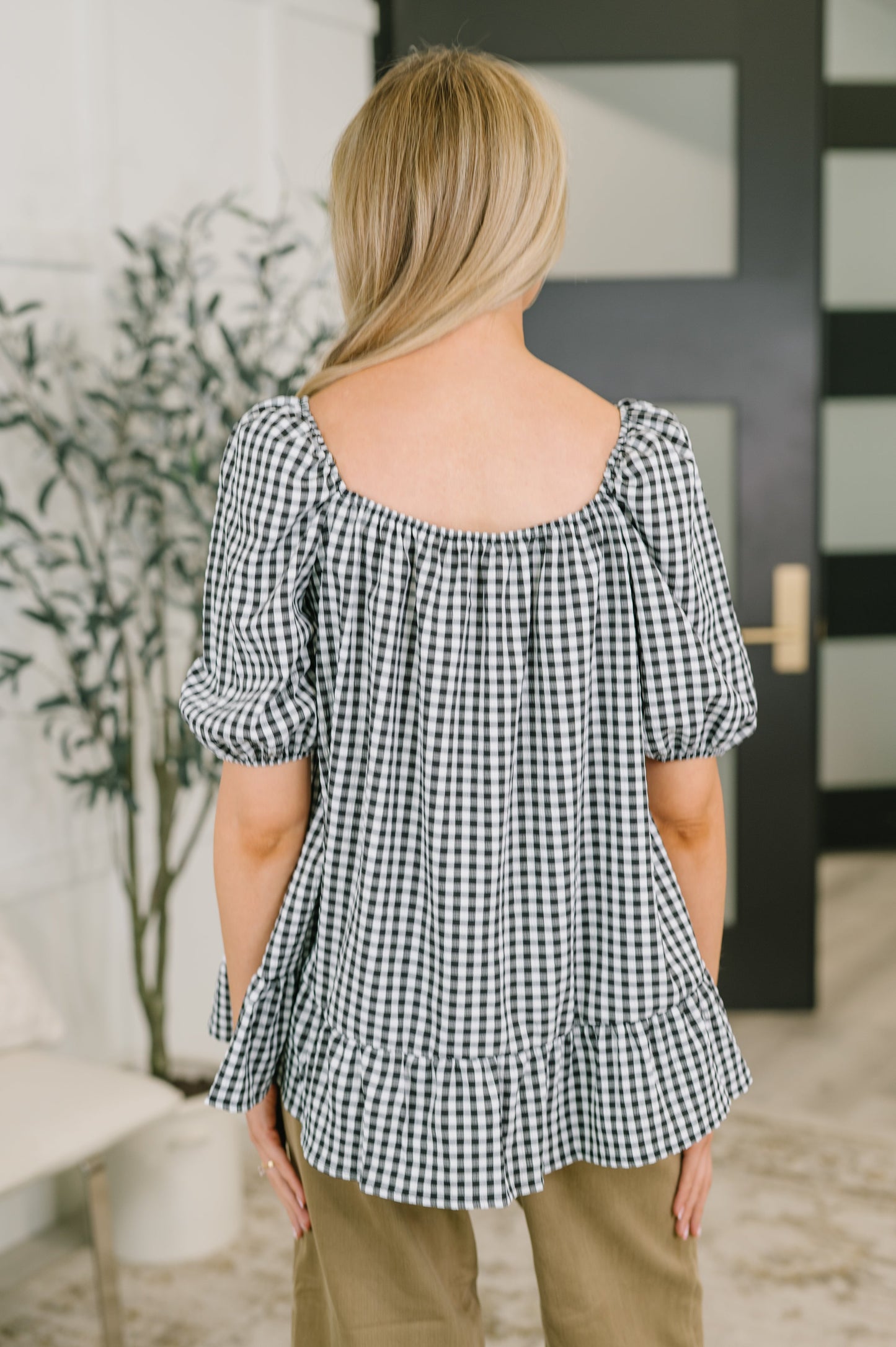 Park Gingham Blouse