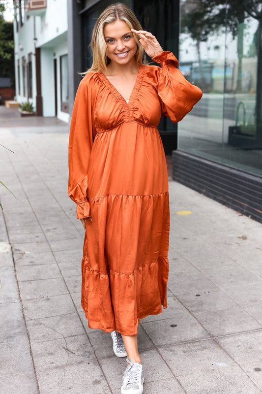 Rust Love Maxi Dress