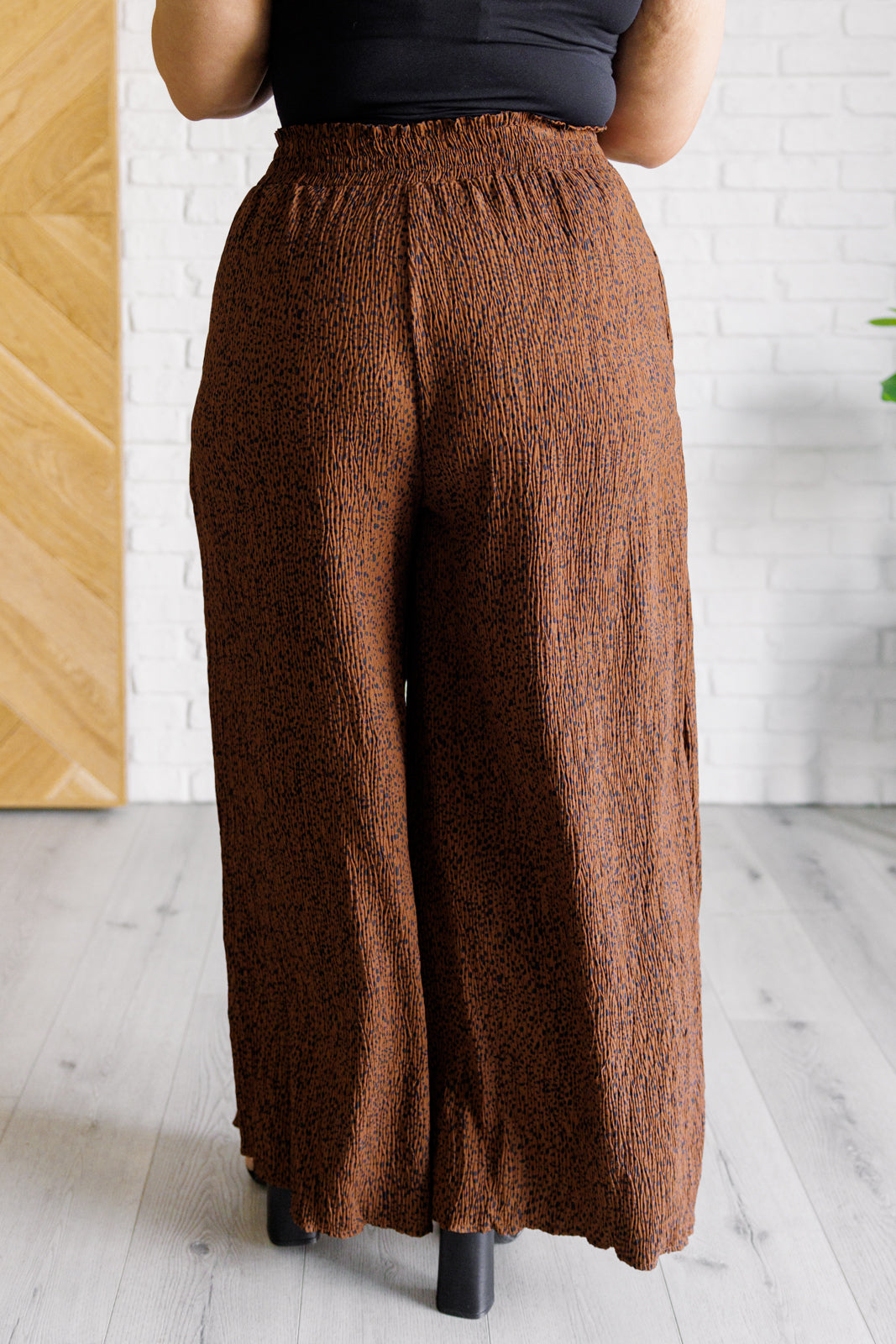 Harmony Wide Leg Pants in Brown
