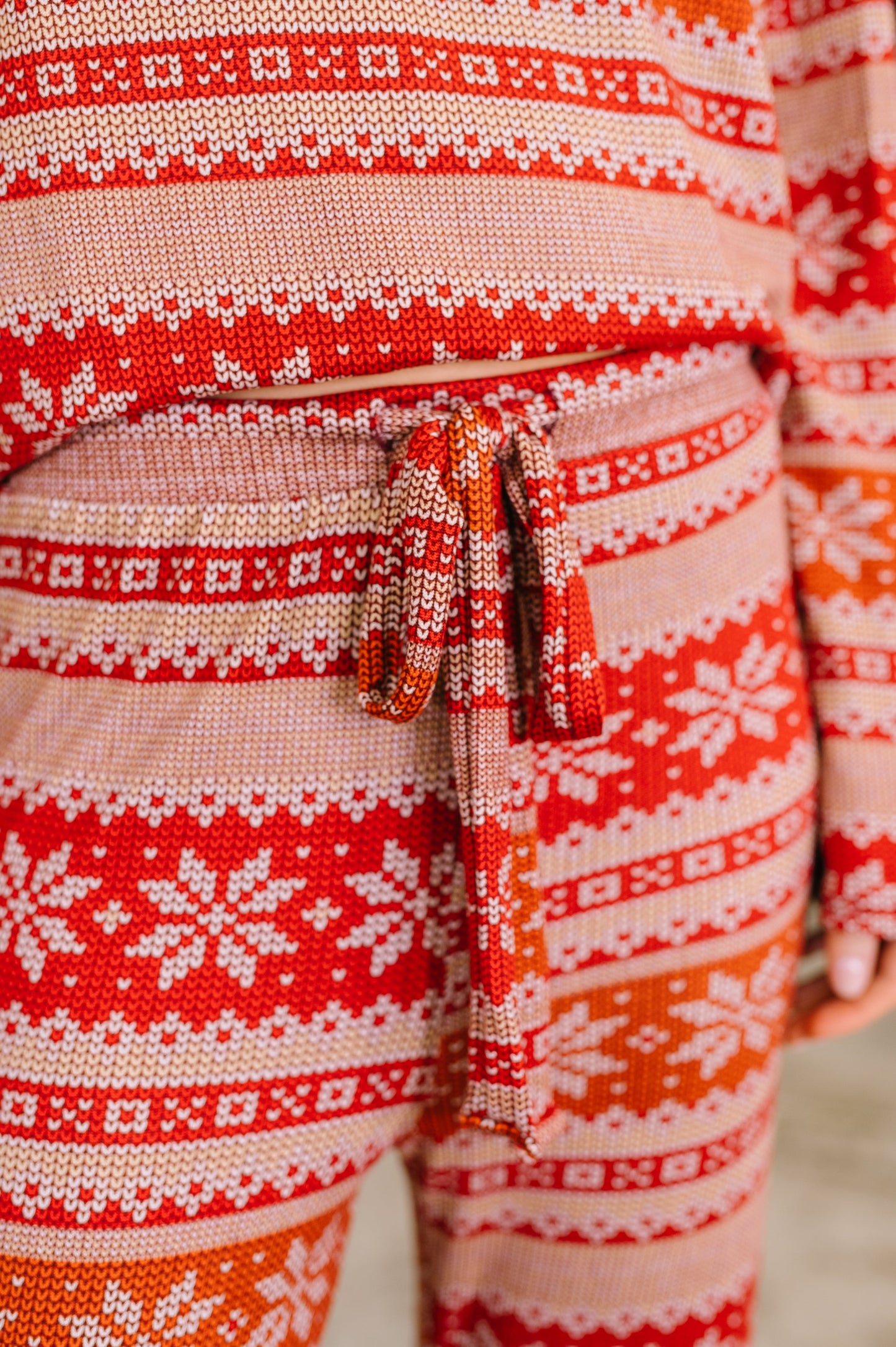 Holly Jolly Pajama Top and Bottom Set