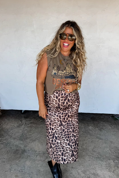 PREORDER: Kyleigh Cheetah Skirt