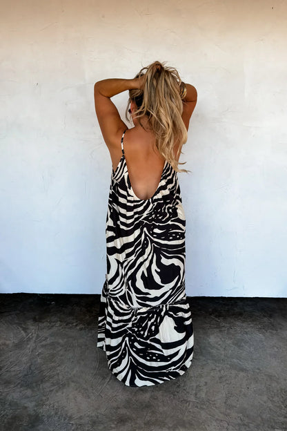 Safari Knights Maxi Dress