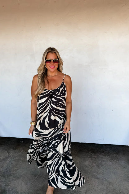 Safari Knights Maxi Dress