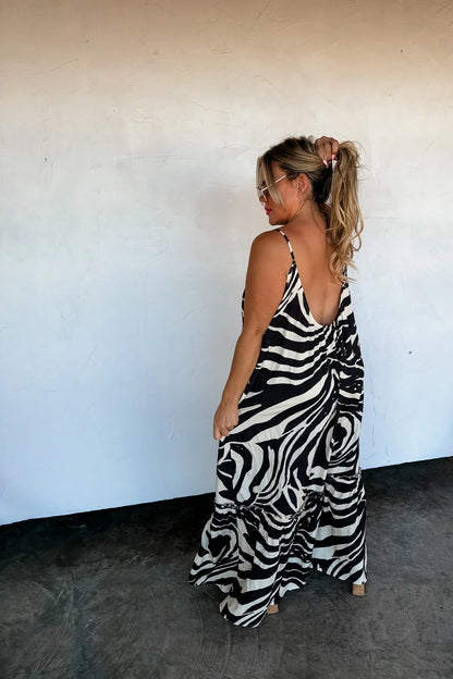 Safari Knights Maxi Dress