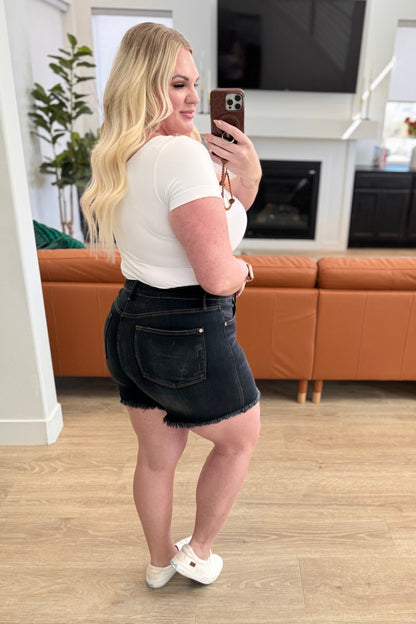 Ember Tummy Control Cutoffs