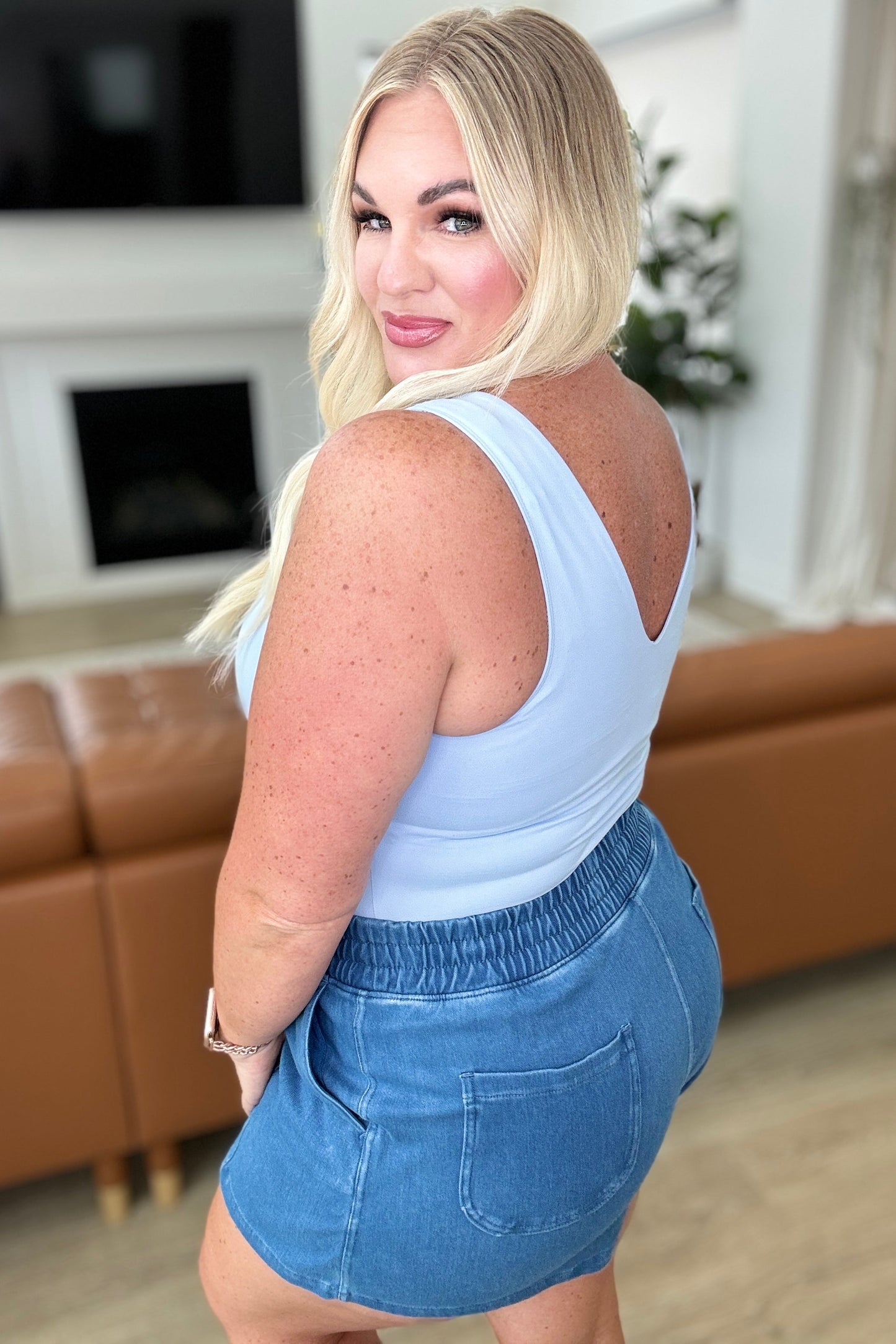 Pastel Blue Bodysuit