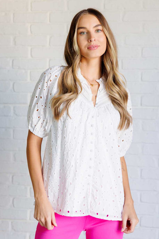 Siena Eyelet Blouse