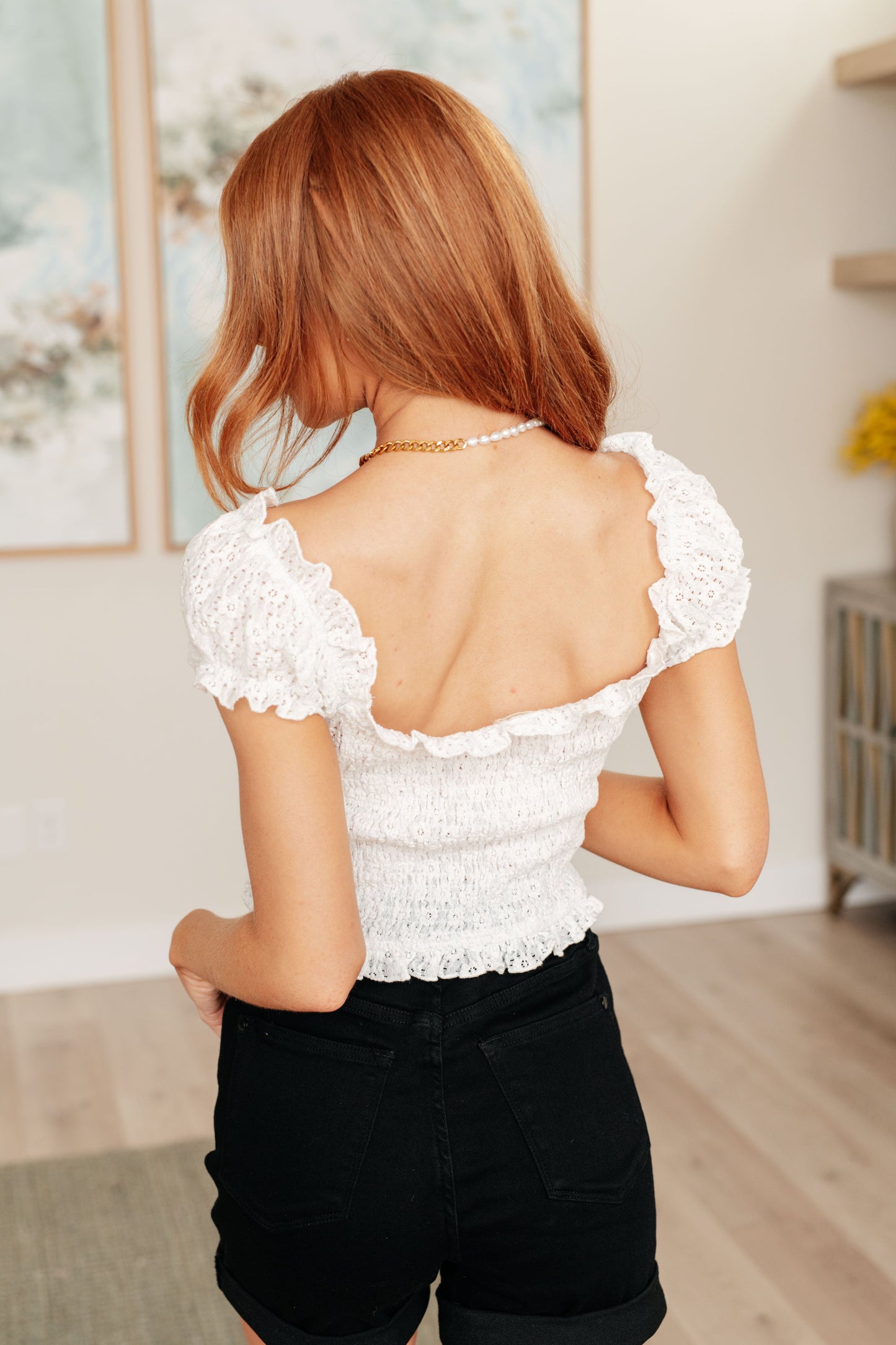 In Fair Verona Top in Off White