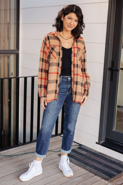 Finally Fall Plaid Button Up