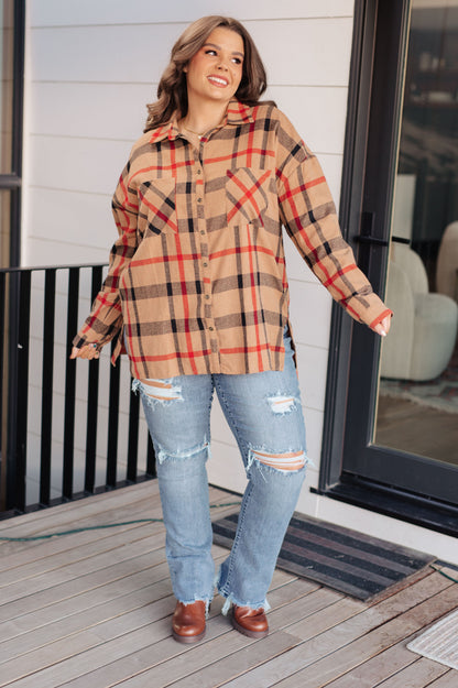 Finally Fall Plaid Button Up