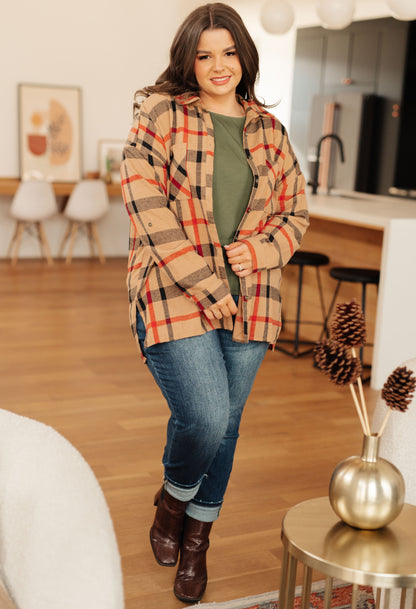 Finally Fall Plaid Button Up