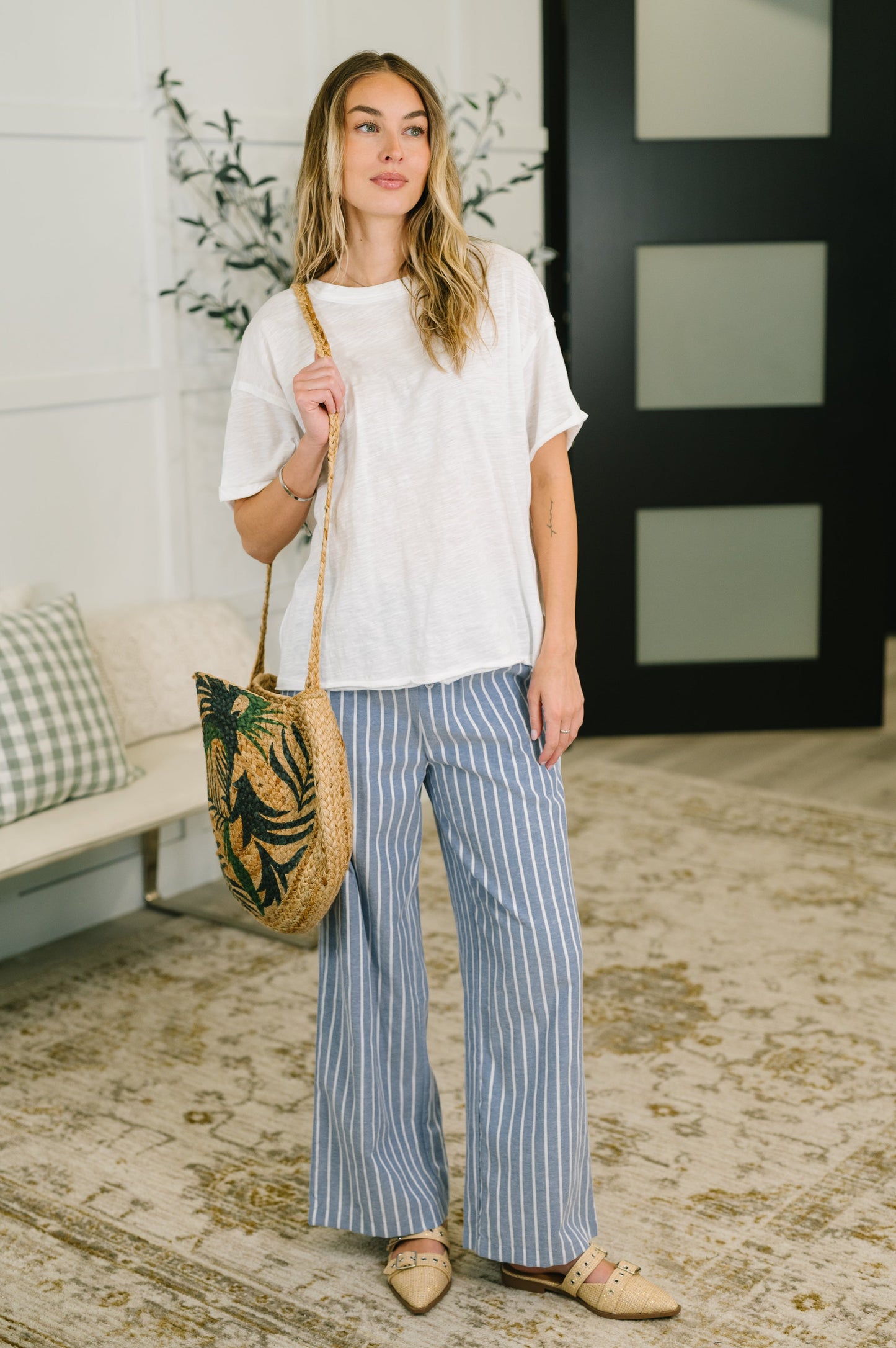 Ivory Relaxed Tee - 100% Cotton