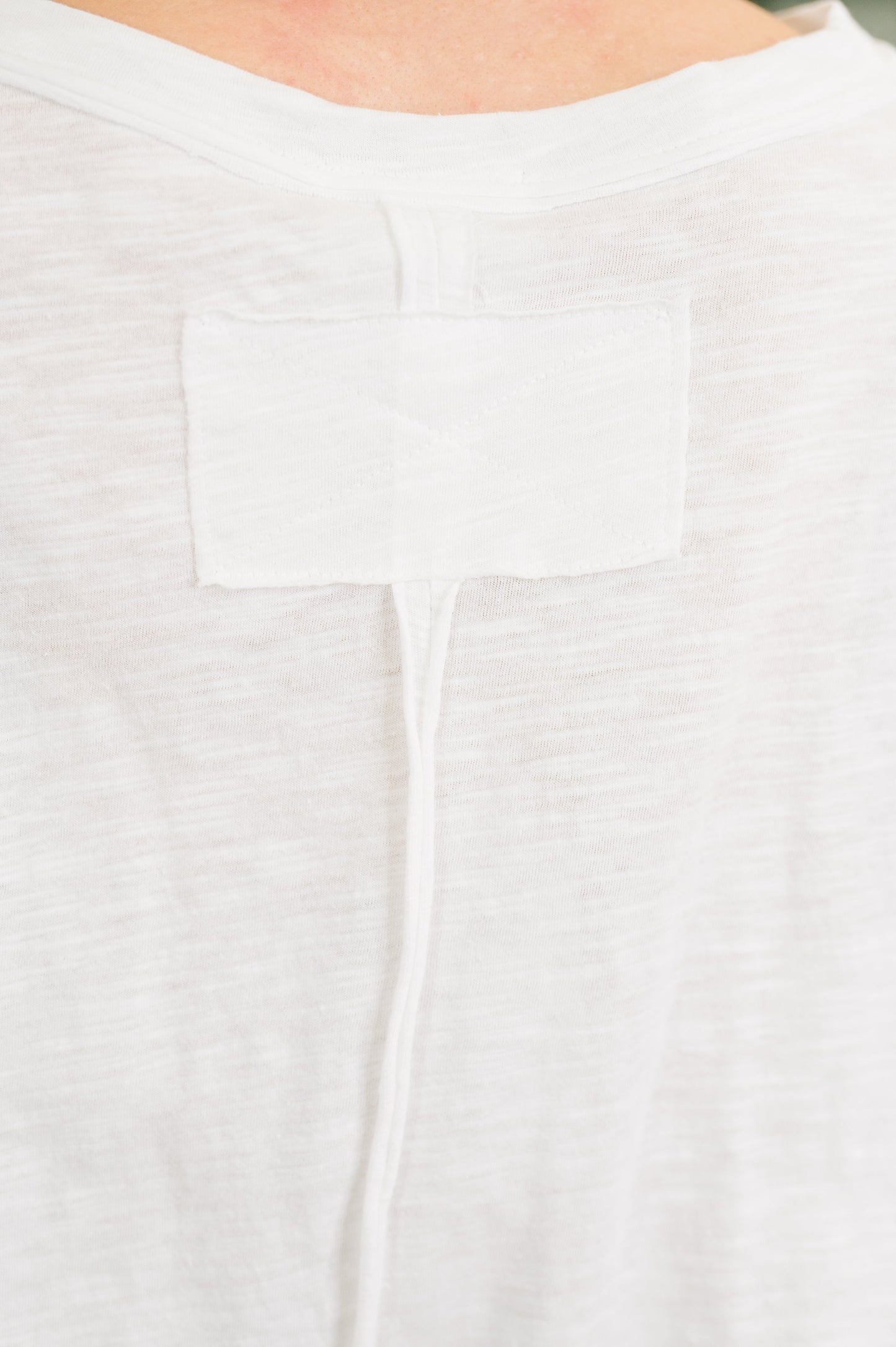 Ivory Relaxed Tee - 100% Cotton