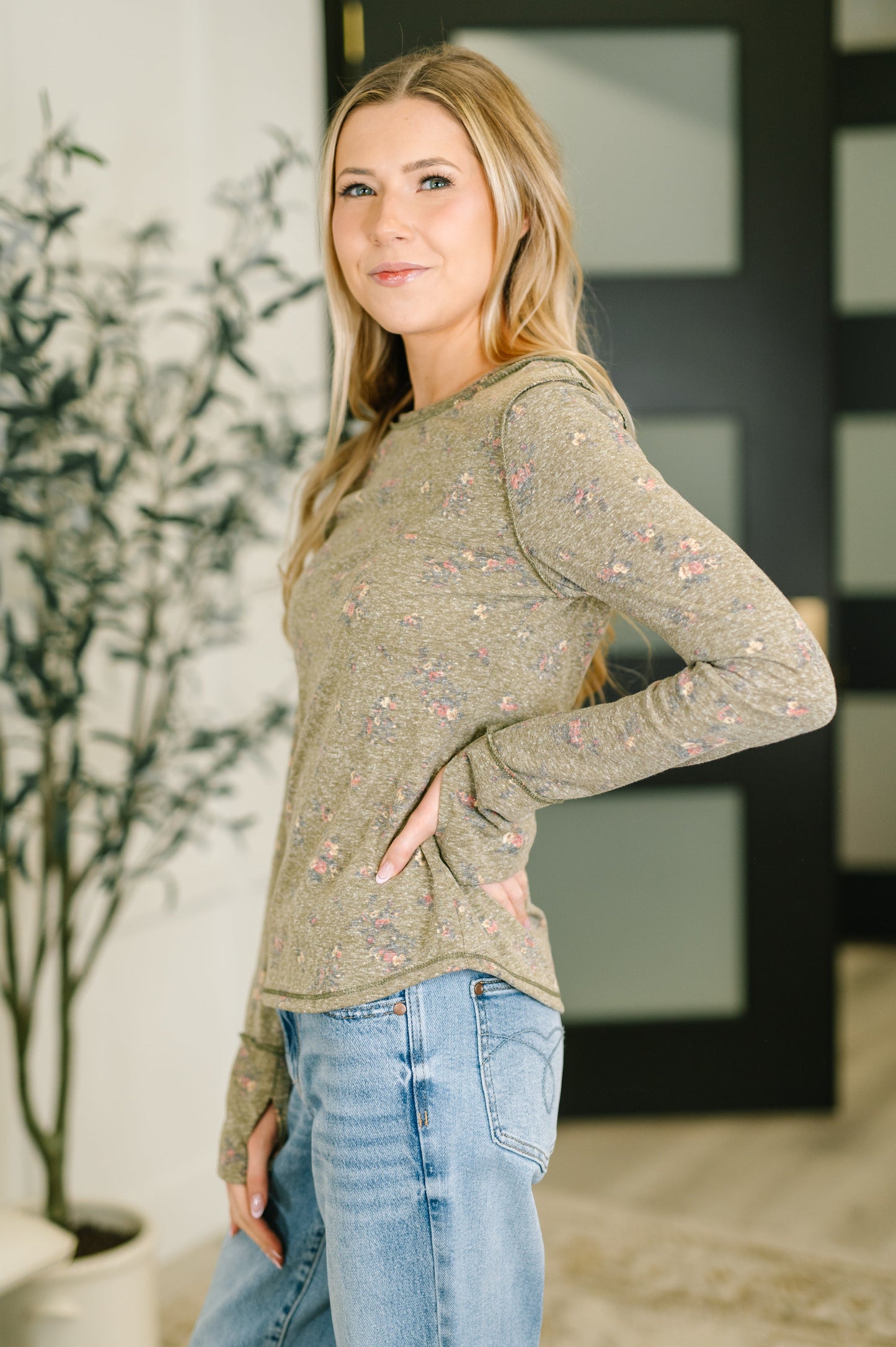 Odelia Print Top