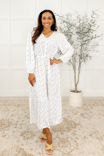 Maple Flower Dress -  Sized up to 4X