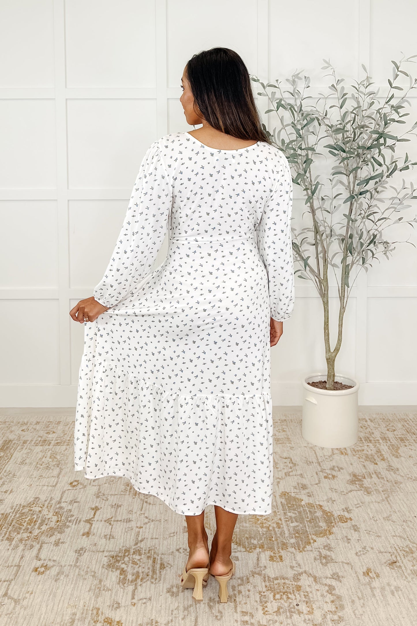 Maple Flower Dress -  Sized up to 4X