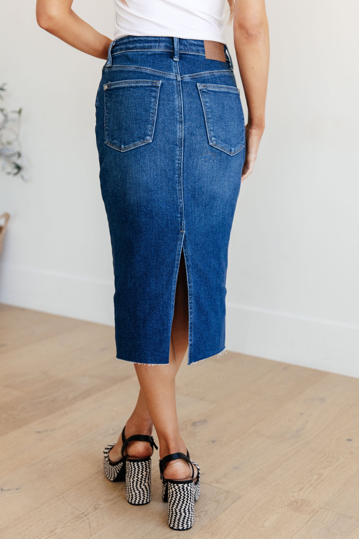 Marcy Denim Midi Skirt