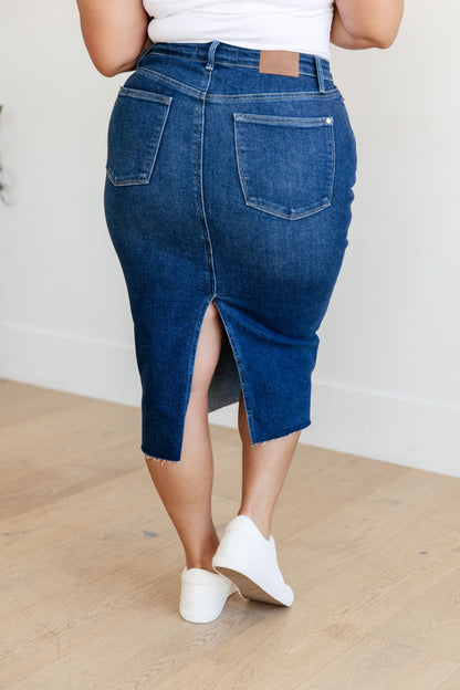 Marcy Denim Midi Skirt