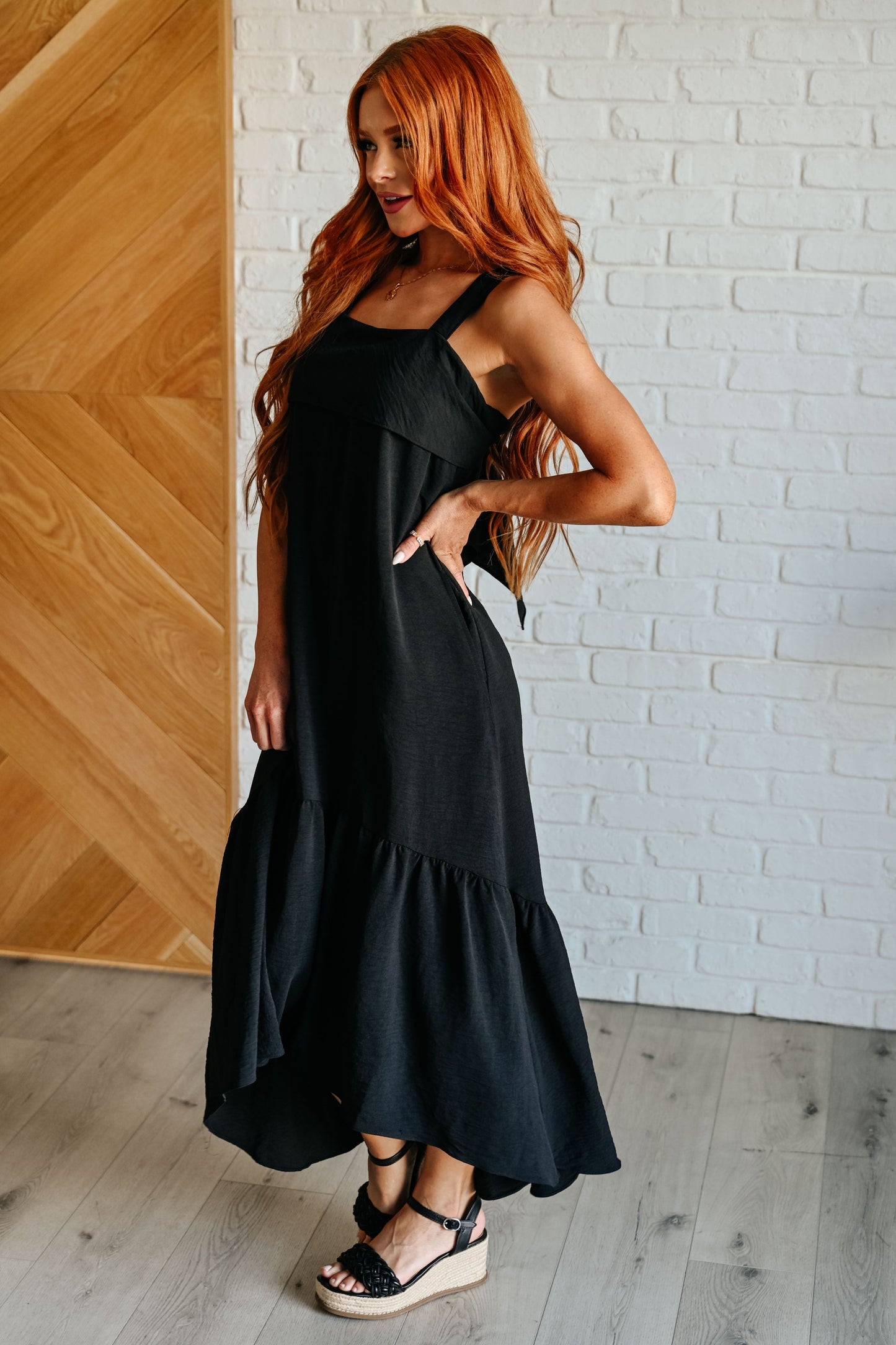 Winona Tie Back Maxi Dress