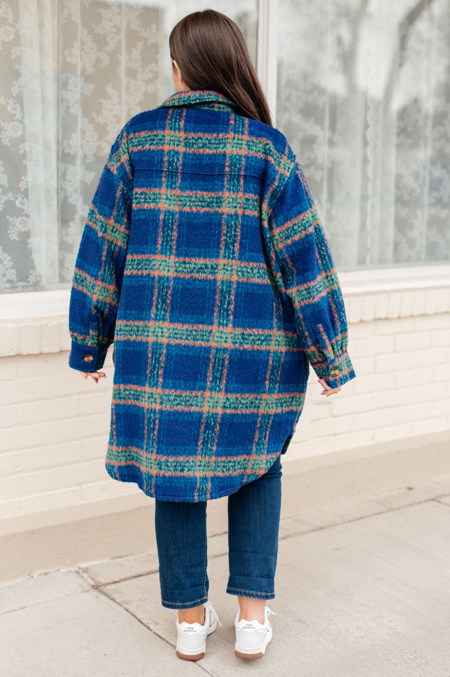 Mountains Plaid Coat