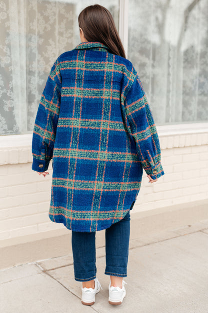 Mountains Plaid Coat