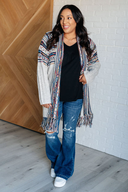 Sahia Fringe Cardigan