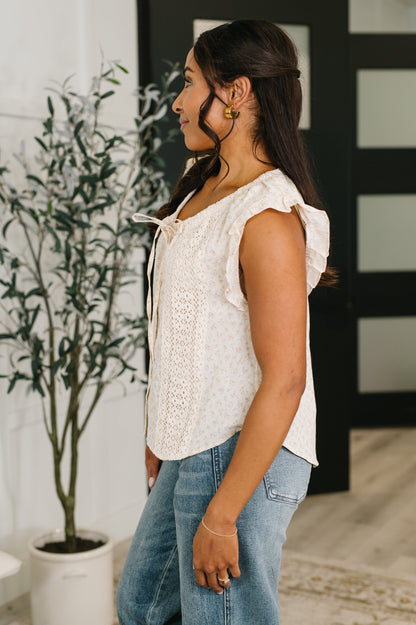 Blessings Lace Detail Top