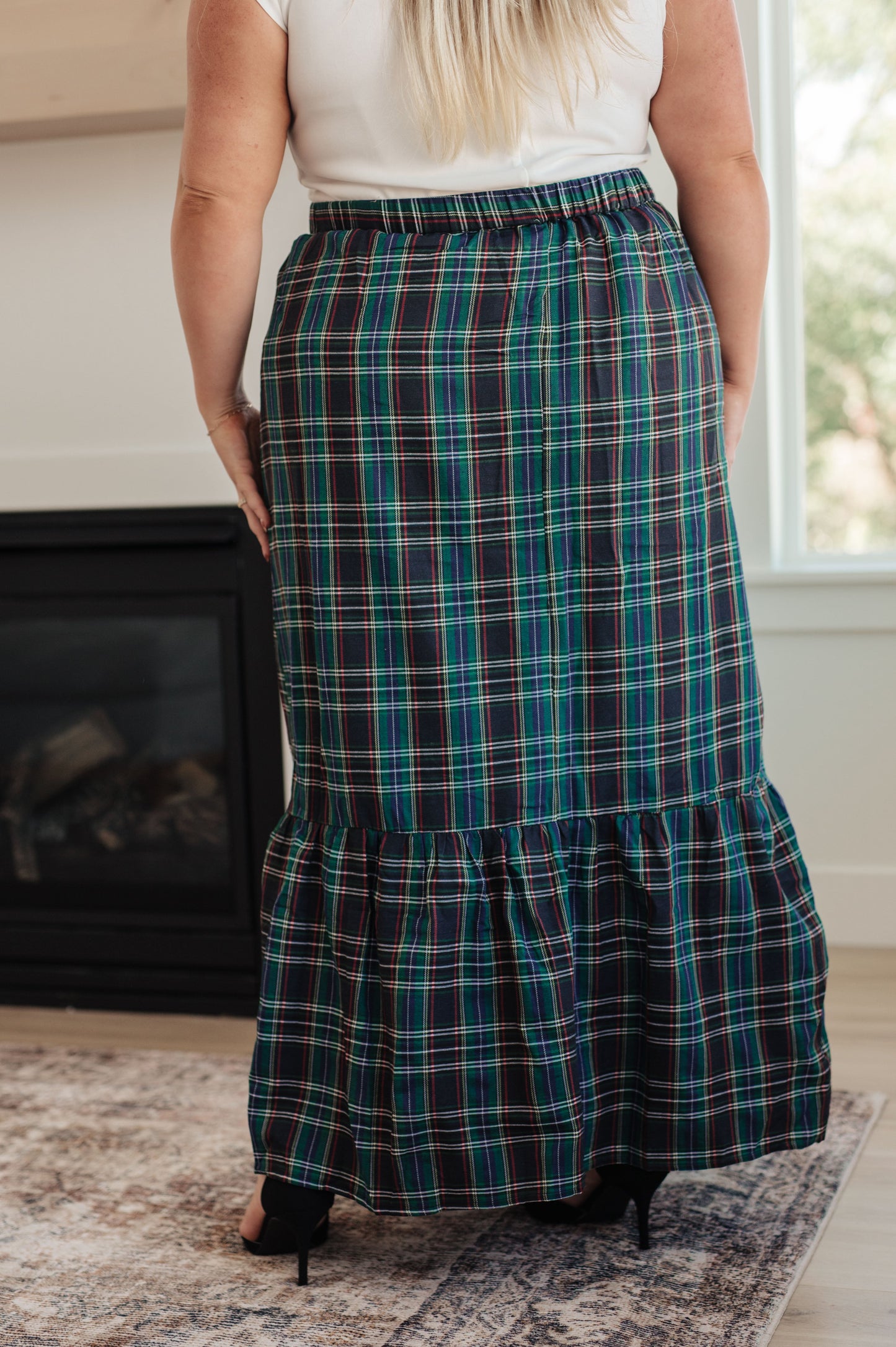 3RD RESTOCK! Plaid Perfection Maxi Skirt