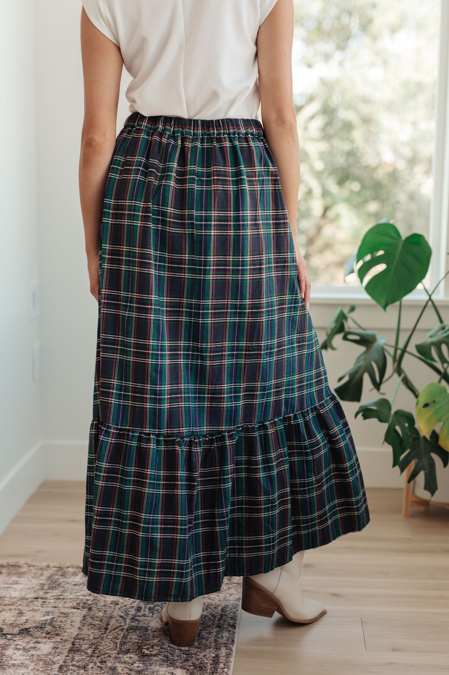 3RD RESTOCK! Plaid Perfection Maxi Skirt
