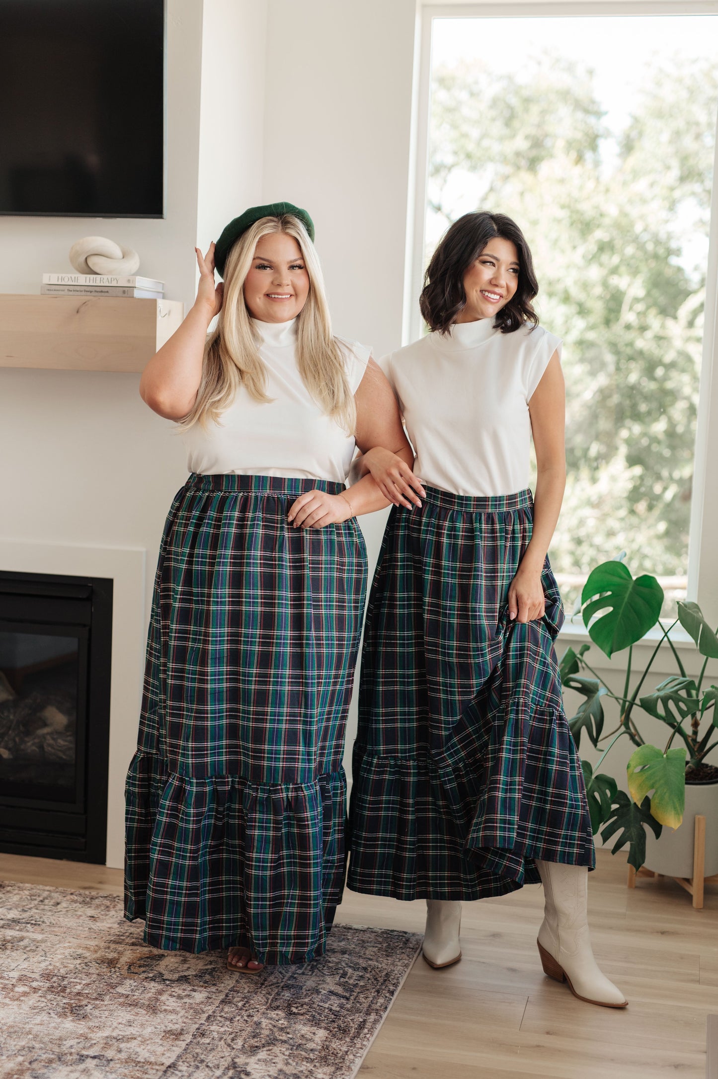 3RD RESTOCK! Plaid Perfection Maxi Skirt