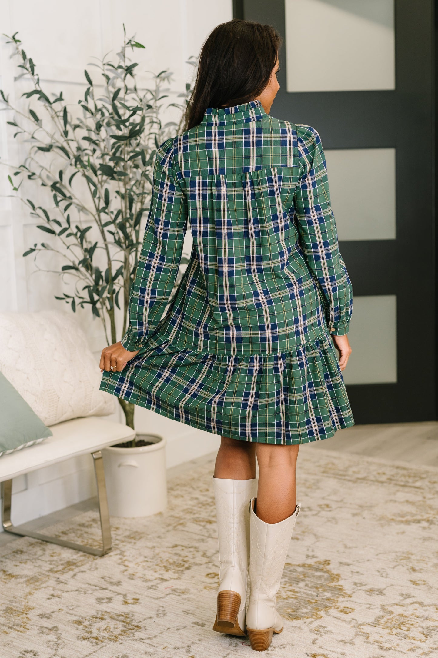 Trinity Plaid Dress