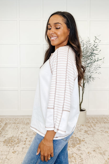 Ginnie Striped Sleeve Top