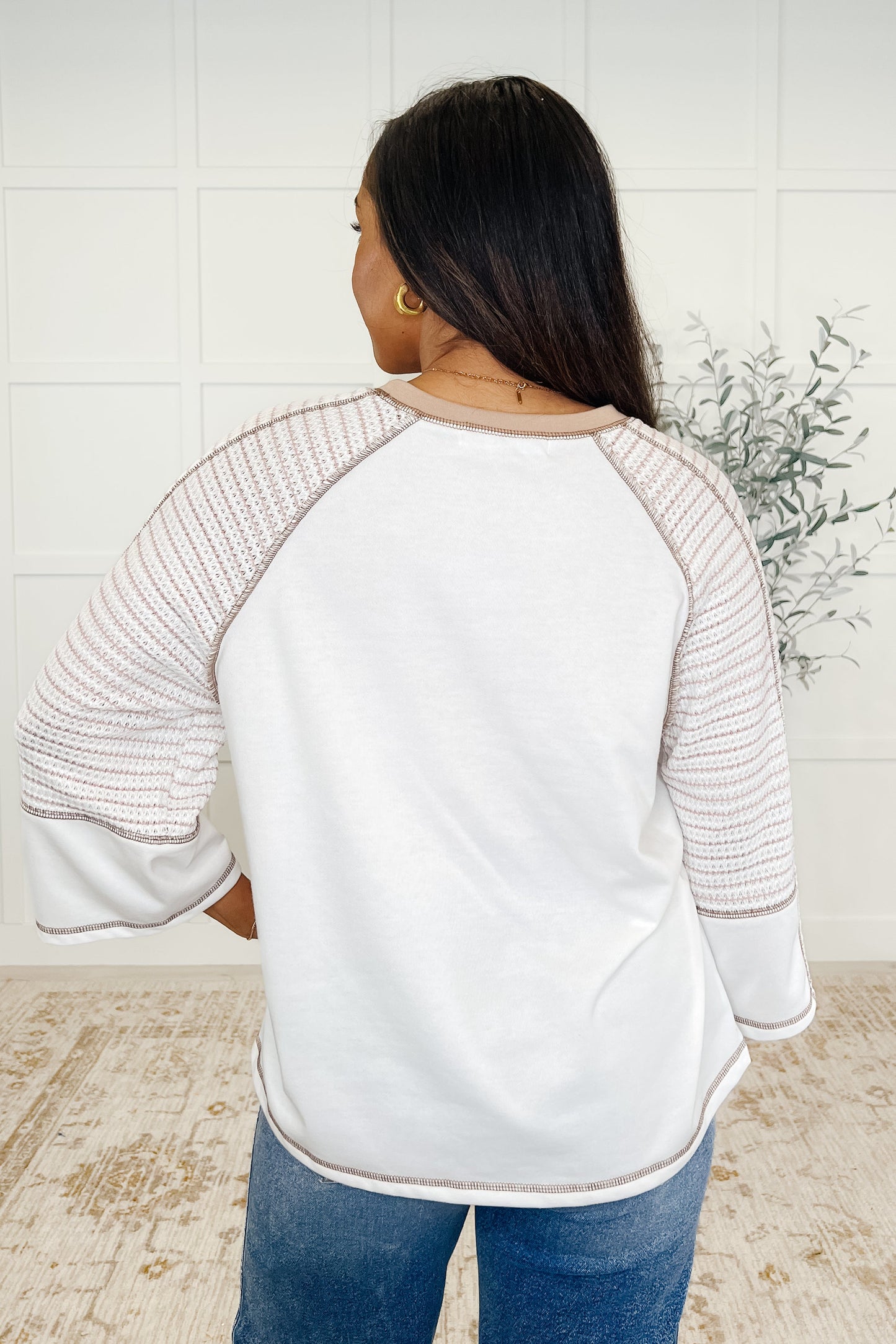 Ginnie Striped Sleeve Top
