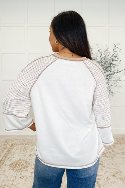 Ginnie Striped Sleeve Top