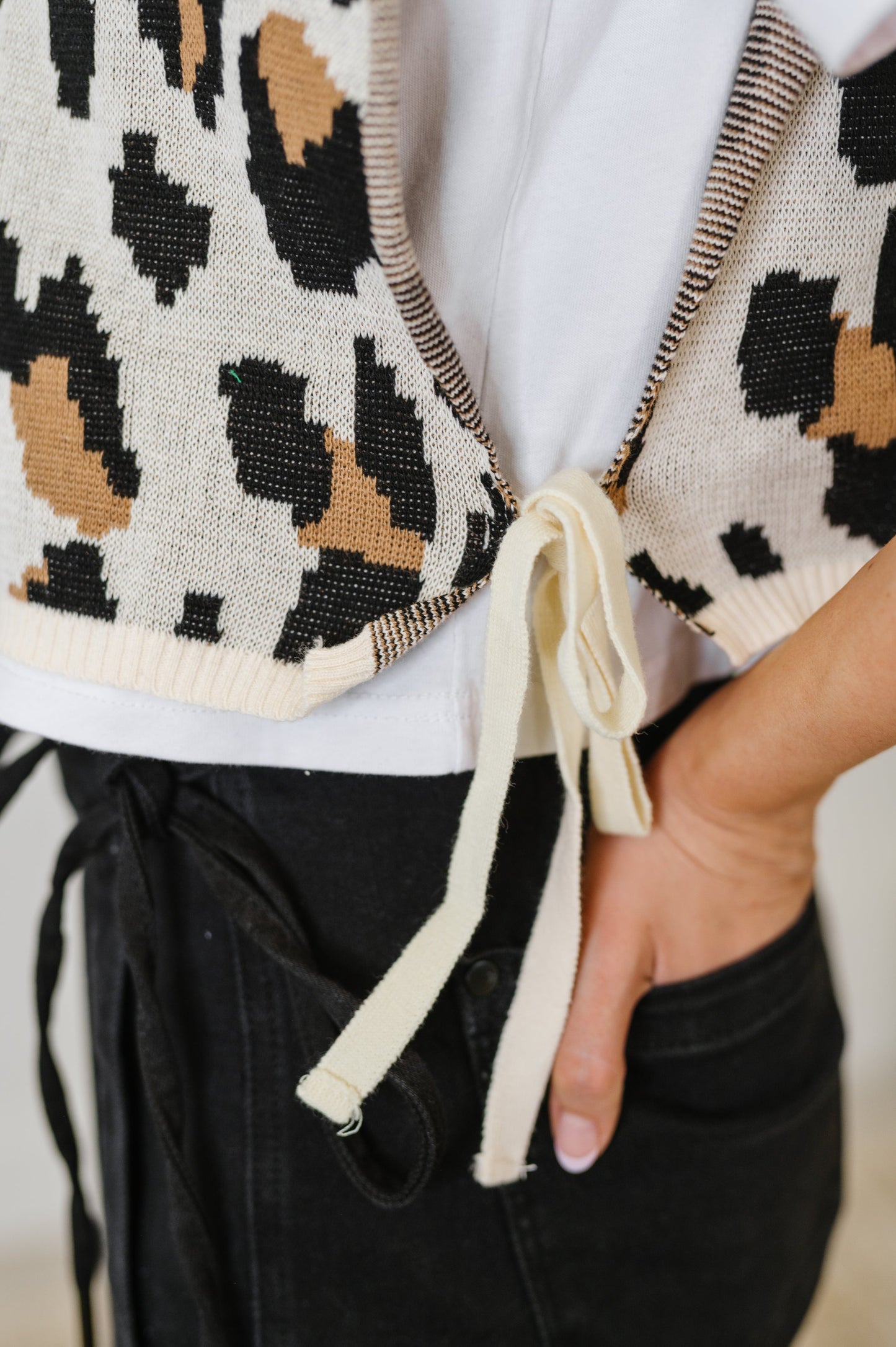 Leopard Print Sweater Tee
