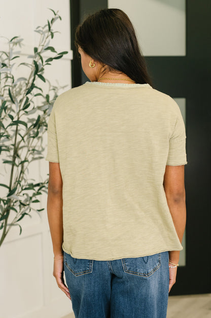 Dane Lace Trim Cotton Top