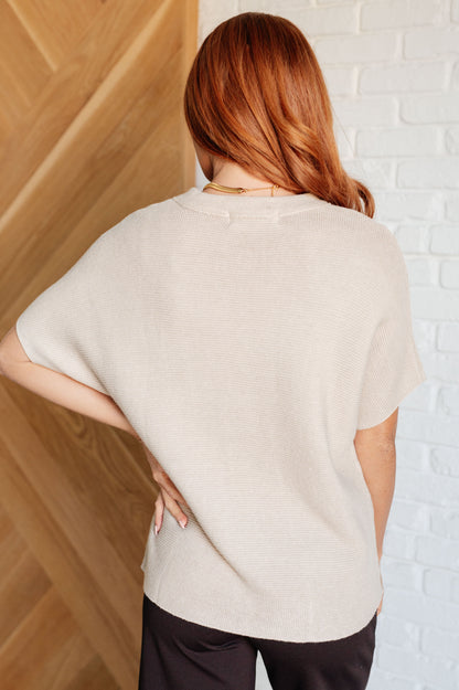 Steff Knit Top in Taupe