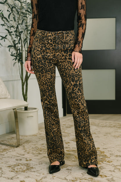 Roxy Leopard Print Jeans