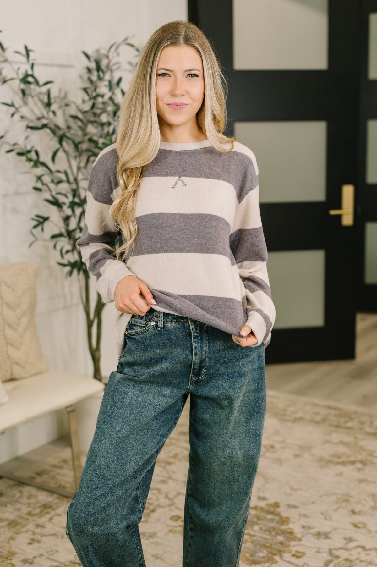 Pyrite Striped Top